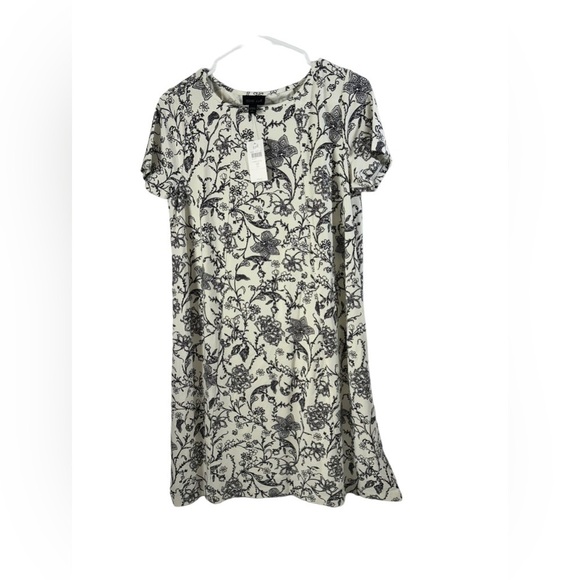 J. Jill Dresses & Skirts - NWT J. Jill Wearever Collection S petite Black White Floral  Dress
